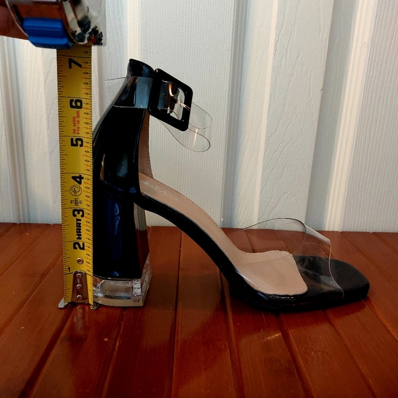 NEW CHUNKY TRANSPARENT HEEL size 9 - Picture 4 of 9